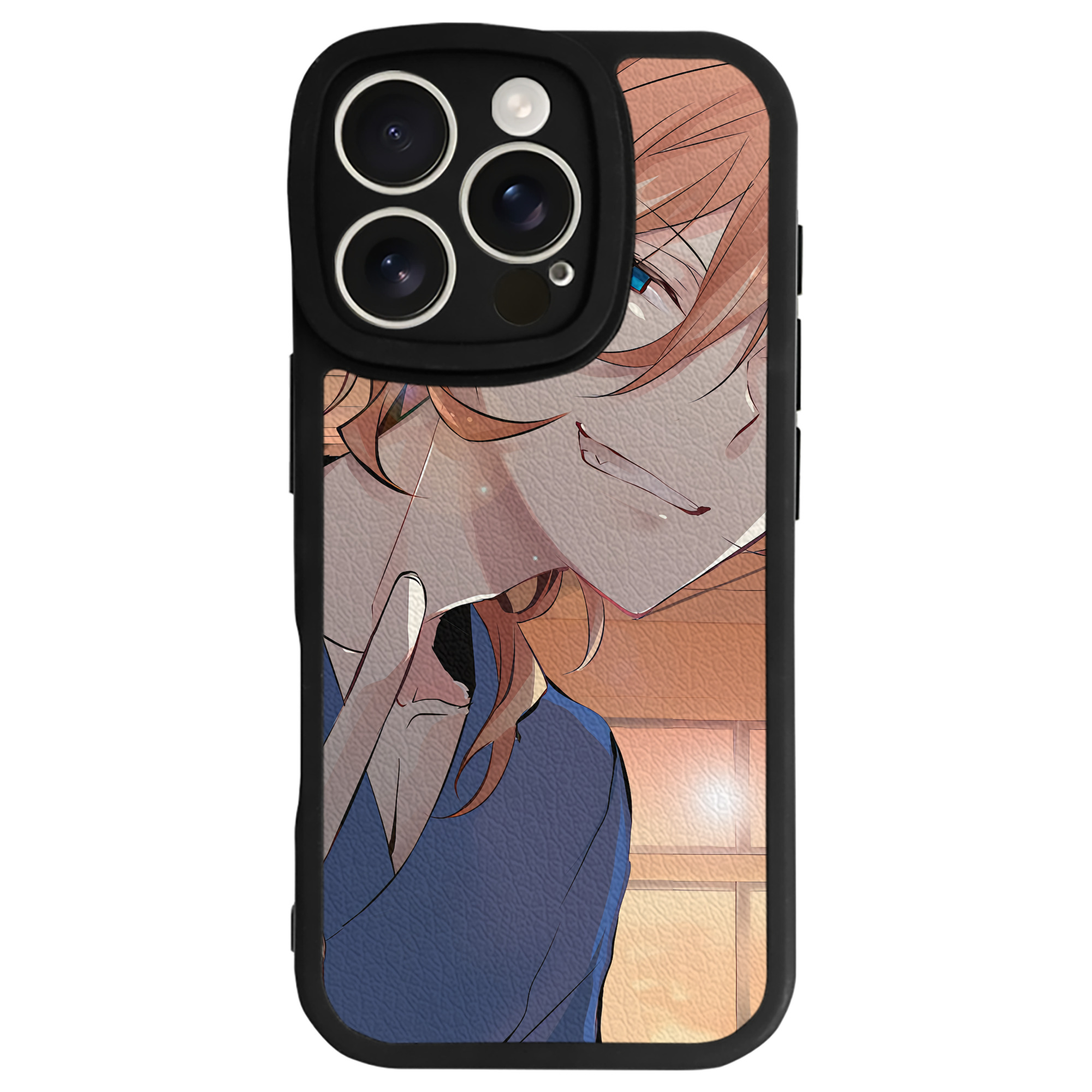 （画像用） 文豪ストレイドッグス Bungo Stray Dogs 【iPhone 16シリーズ対応】シリコンスマホケース（レザー調） 材質：シリコン